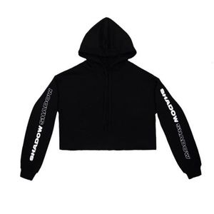 Cropped shadow hill black hoodie size S
